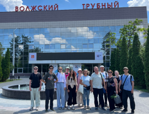 Посещение студентами Волжского трубного завода